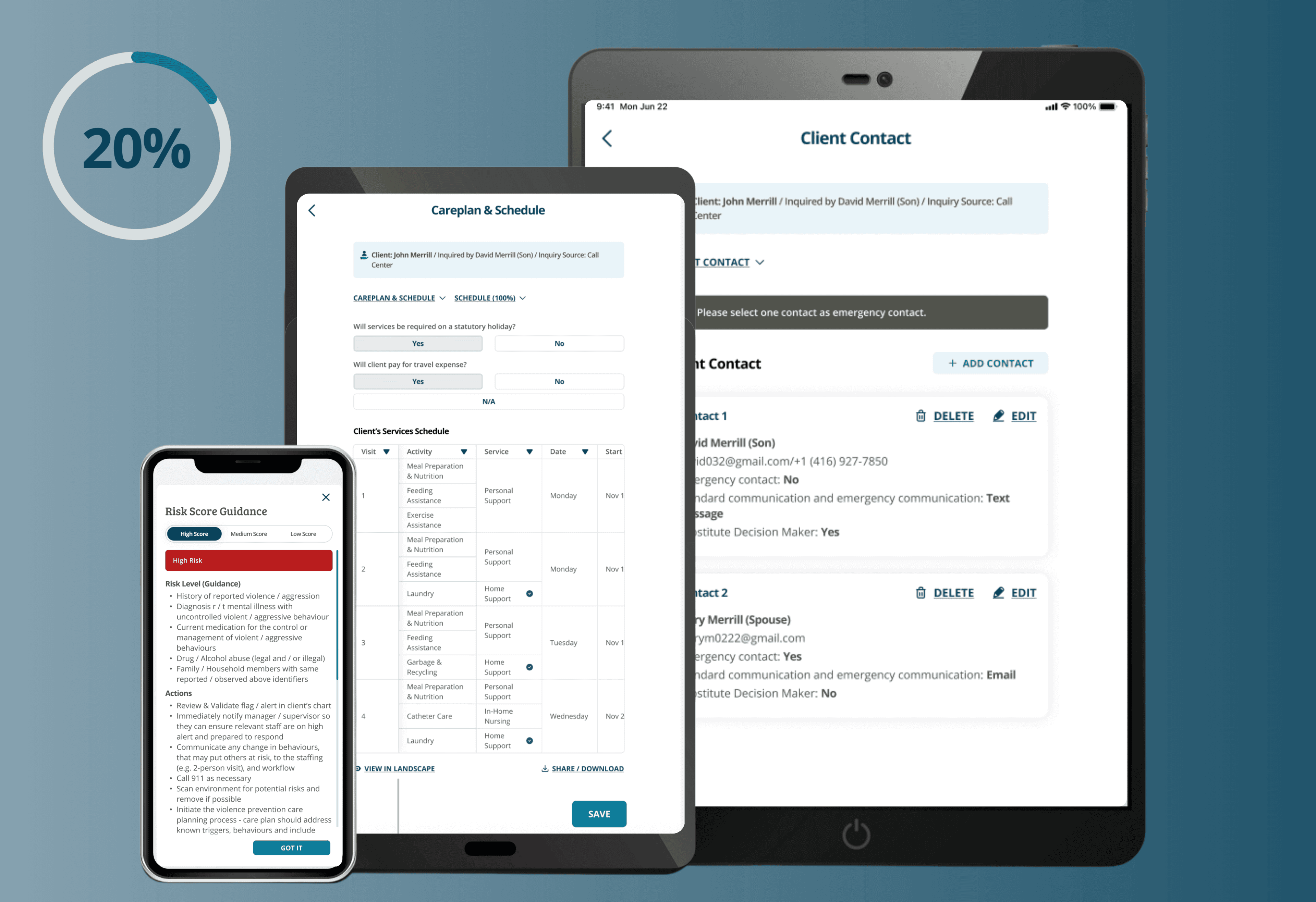 Branch Operating System care planning and client operations workflow